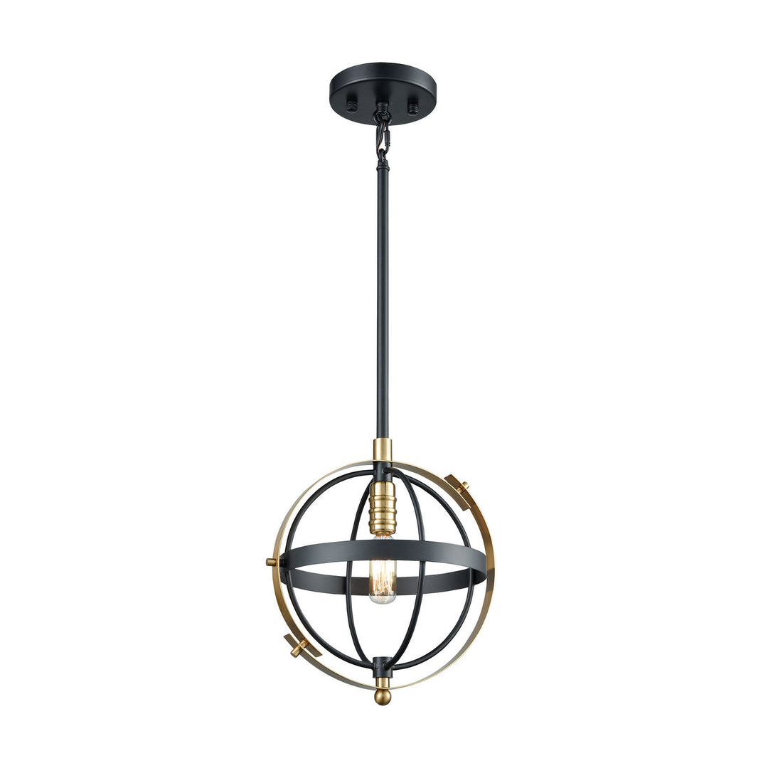 Elk Caldwell 15284/1 Pendant Light - Matte Black