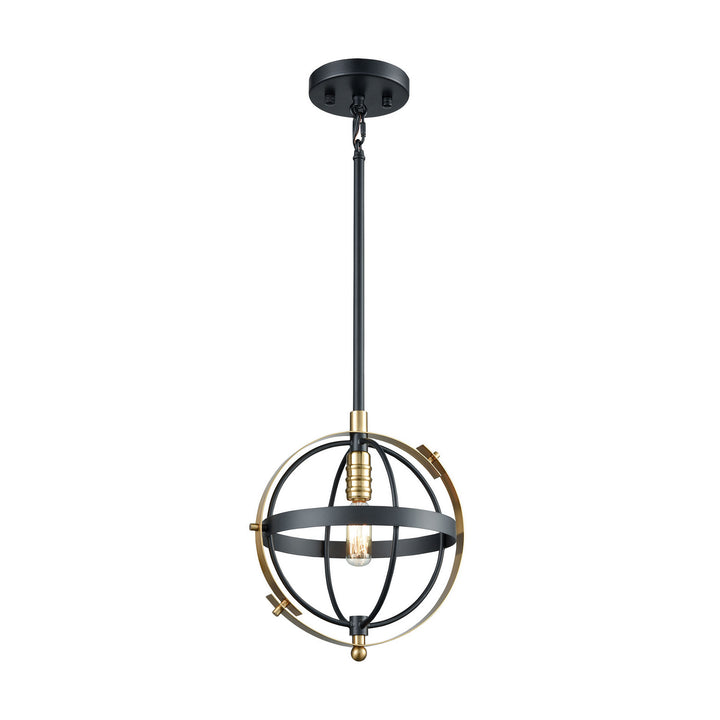 Elk Caldwell 15284/1 Pendant Light - Matte Black