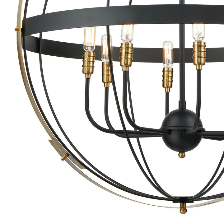 Elk Caldwell 15287/8 Pendant Light - Matte Black