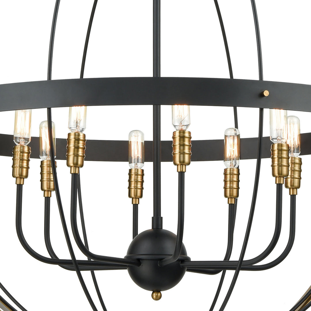 Elk Caldwell 15287/8 Pendant Light - Matte Black
