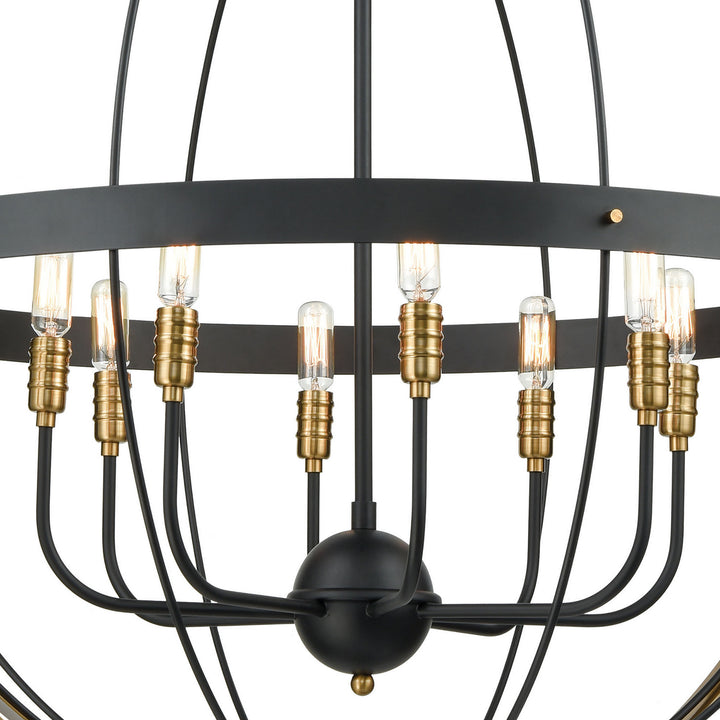 Elk Caldwell 15287/8 Pendant Light - Matte Black