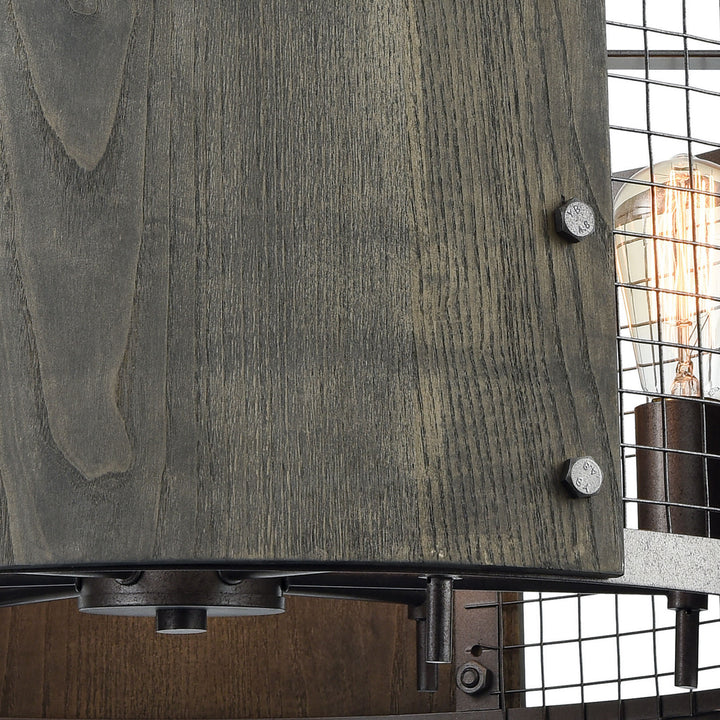 Elk Halstead 15322/6 Pendant Light - Ash Gray