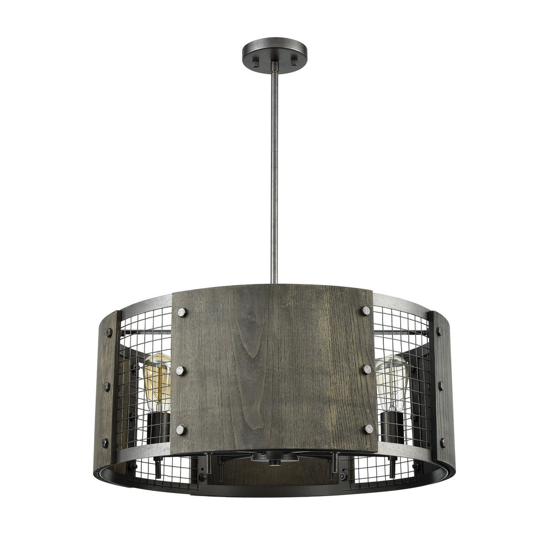 Elk Halstead 15322/6 Pendant Light - Ash Gray