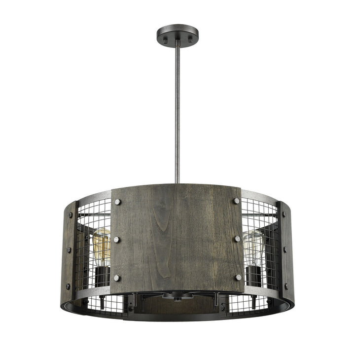 Elk Halstead 15322/6 Pendant Light - Ash Gray