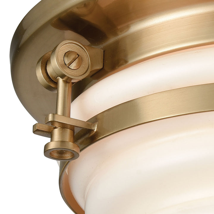 Elk Riley 16093/2 Ceiling Light - Satin Brass