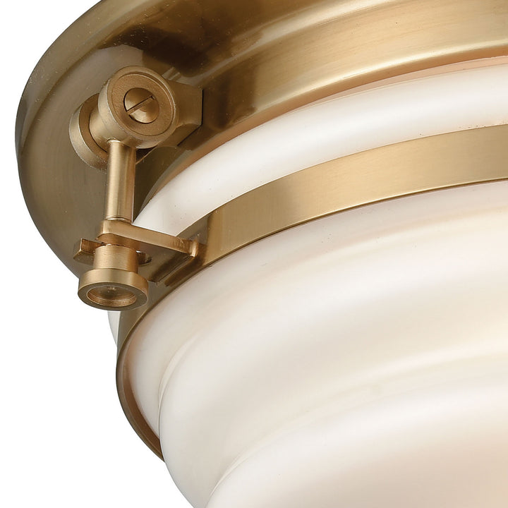 Elk Riley 16094/3 Ceiling Light - Satin Brass