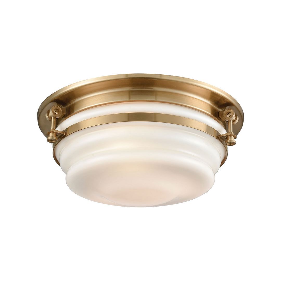 Elk Riley 16094/3 Ceiling Light - Satin Brass