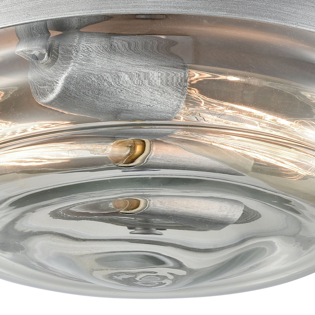 Elk Riley 16103/2 Ceiling Light - Weathered Zinc