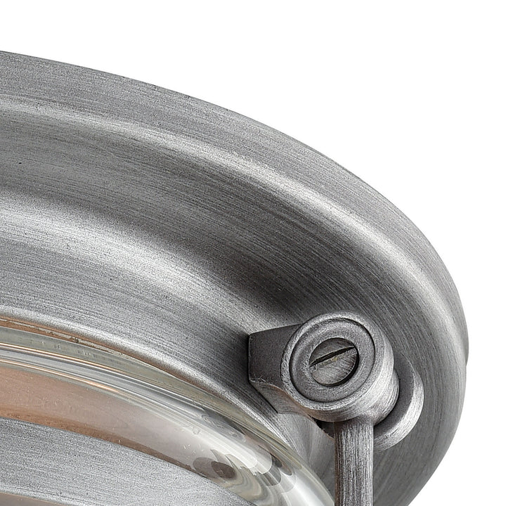Elk Riley 16103/2 Ceiling Light - Weathered Zinc