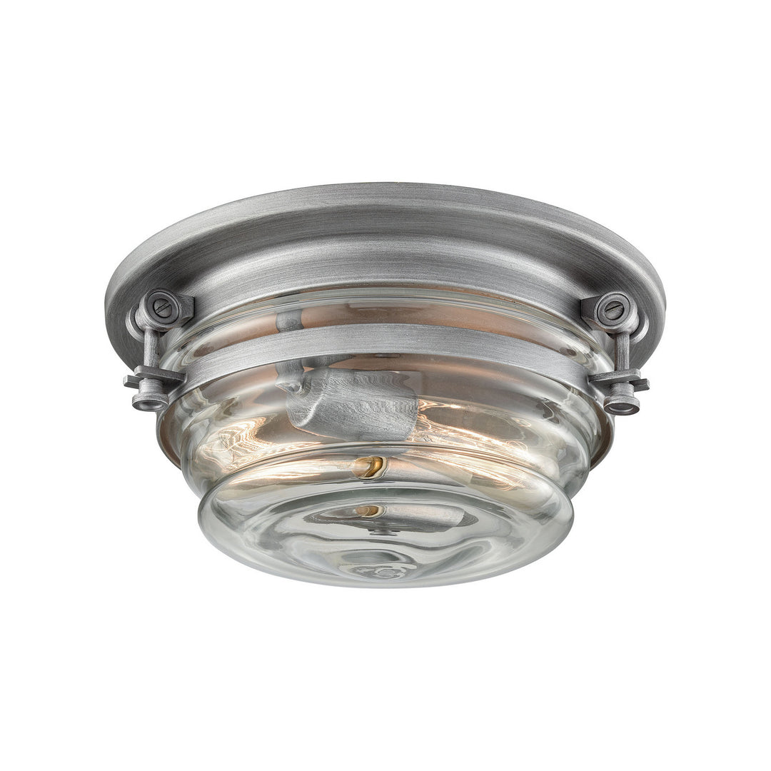 Elk Riley 16103/2 Ceiling Light - Weathered Zinc