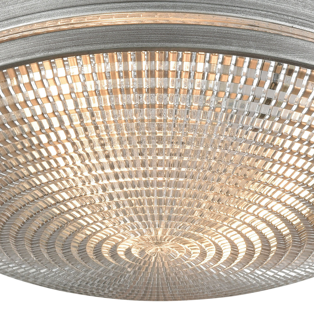 Elk Sylvester 16123/2 Ceiling Light - Weathered Zinc