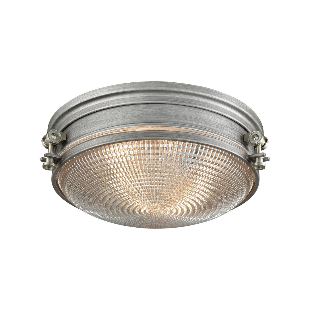 Elk Sylvester 16123/2 Ceiling Light - Weathered Zinc
