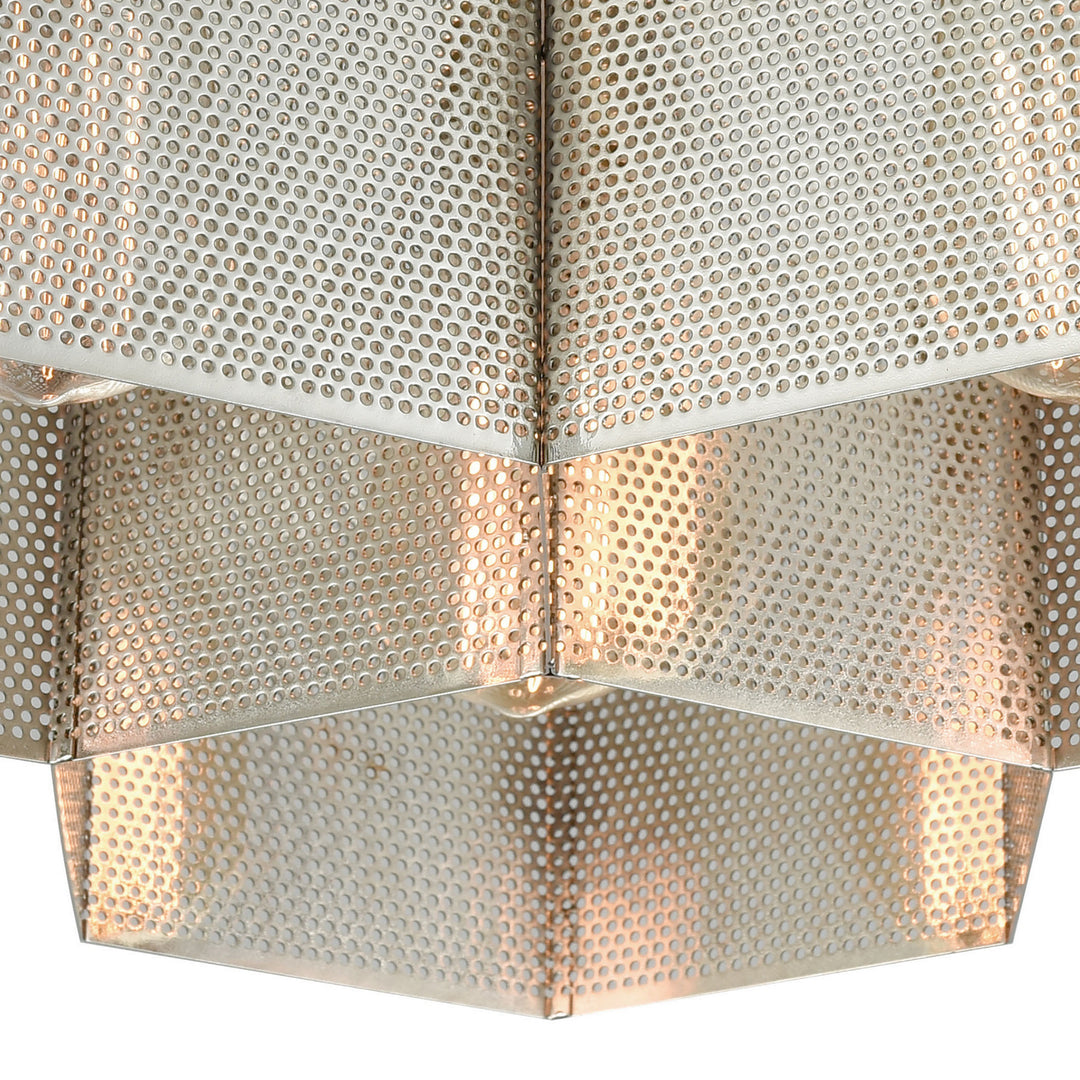 Elk Compartir 21111/3 Ceiling Light - Polished Nickel