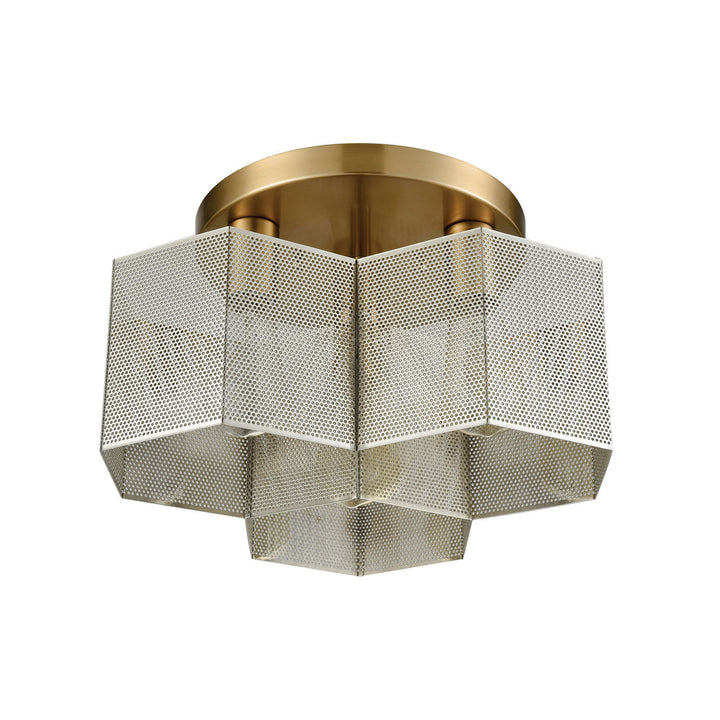Elk Compartir 21111/3 Ceiling Light - Polished Nickel