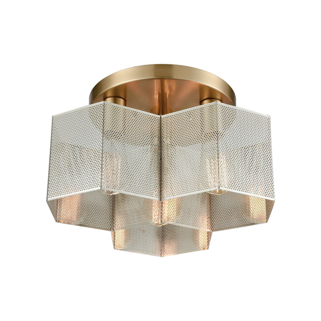 Elk Compartir 21111/3 Ceiling Light - Polished Nickel