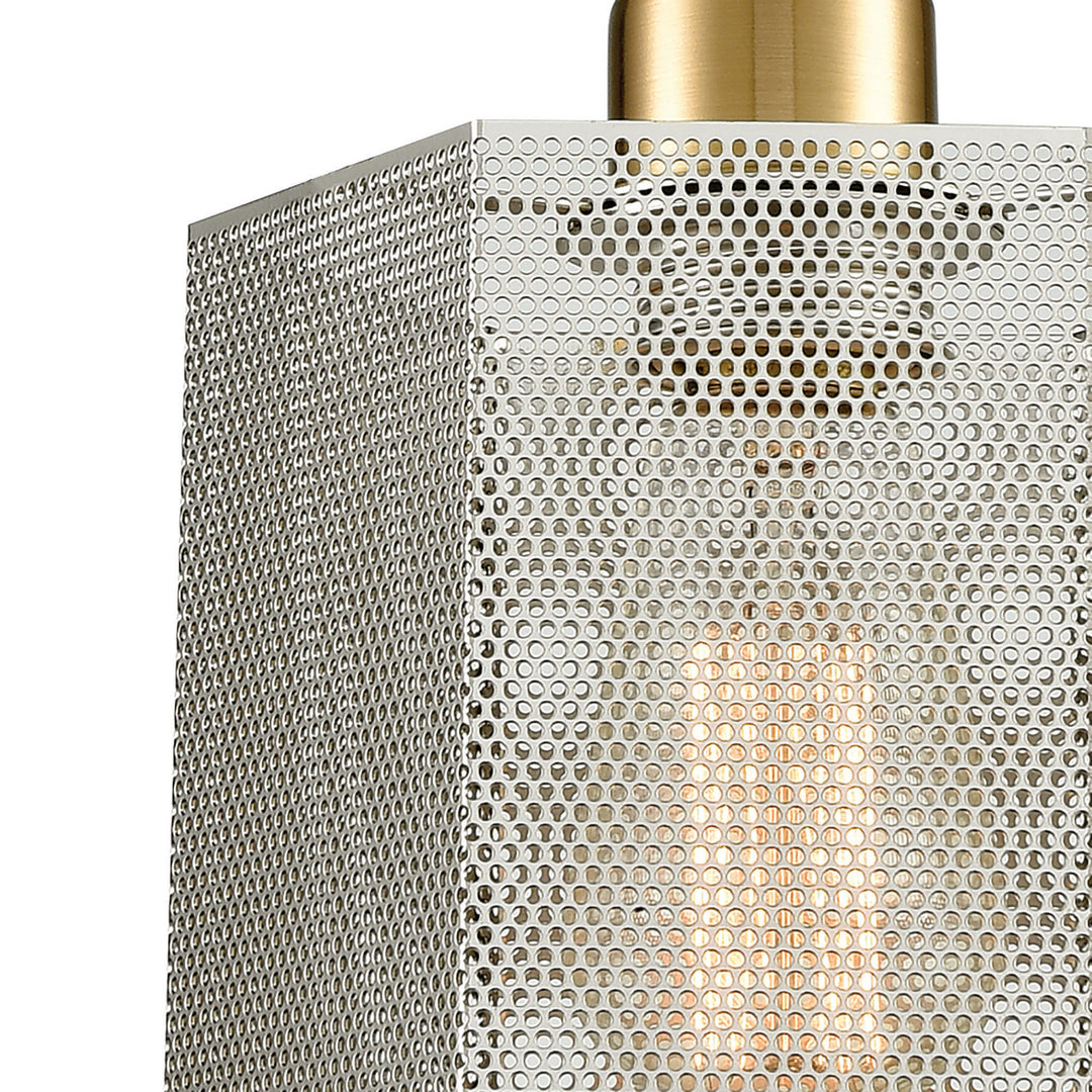 Elk Compartir 21112/1 Pendant Light - Polished Nickel