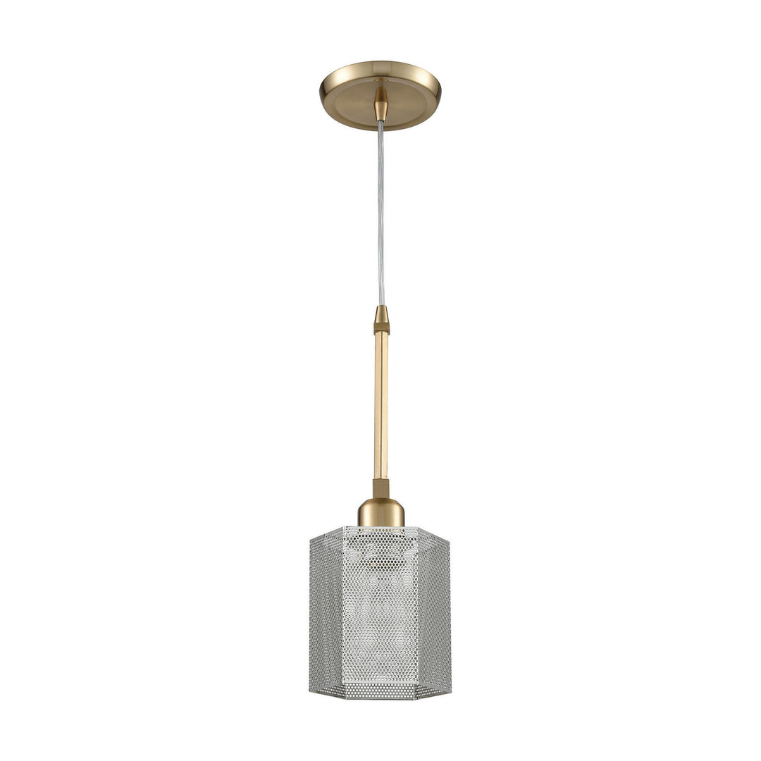 Elk Compartir 21112/1 Pendant Light - Polished Nickel