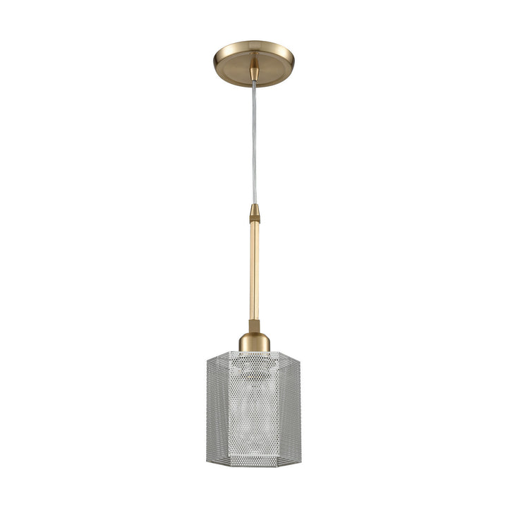 Elk Compartir 21112/1 Pendant Light - Polished Nickel