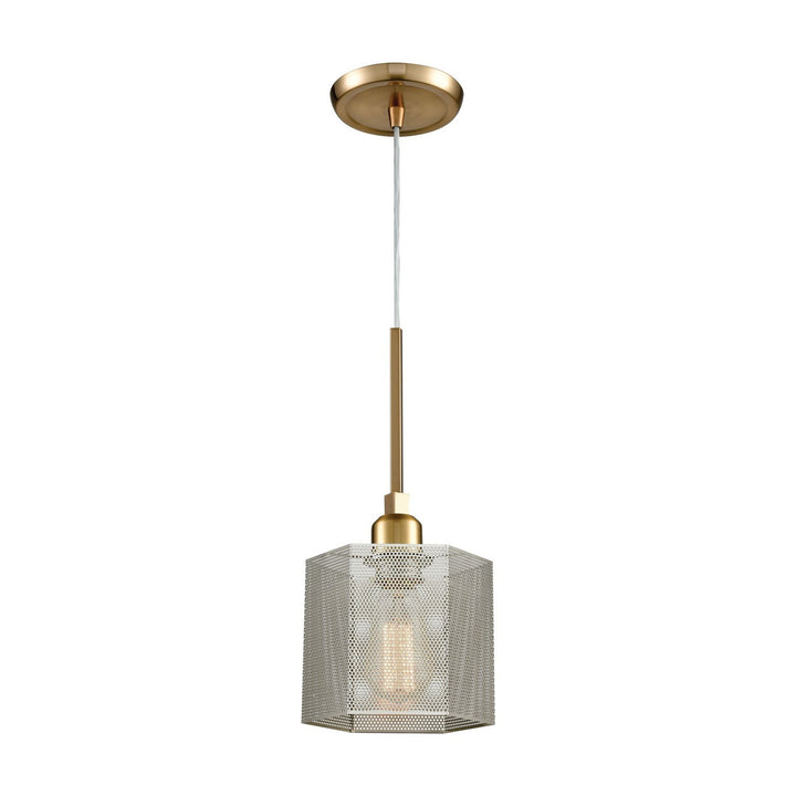 Elk Compartir 21112/1 Pendant Light - Polished Nickel