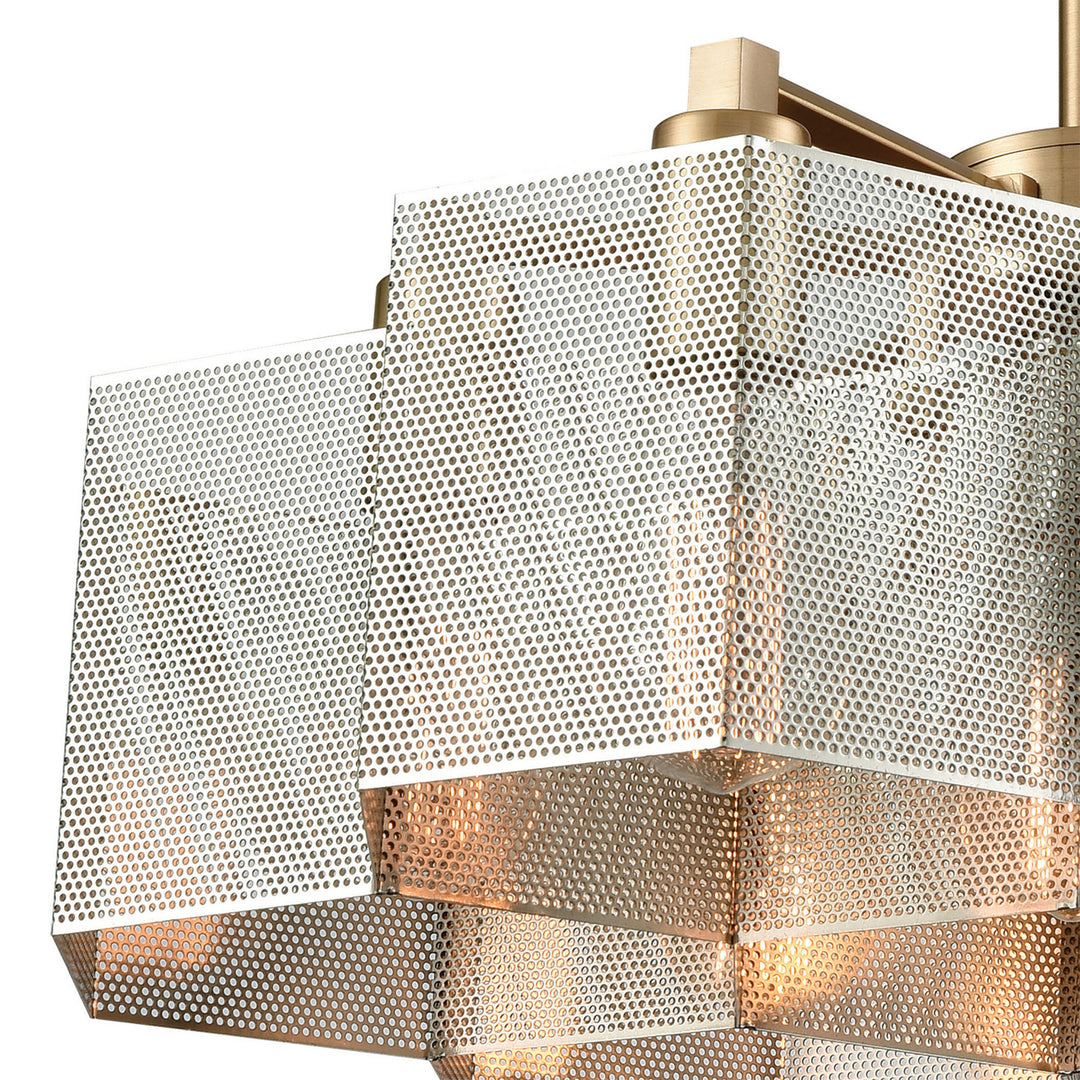 Elk Compartir 21113/7 Pendant Light - Polished Nickel