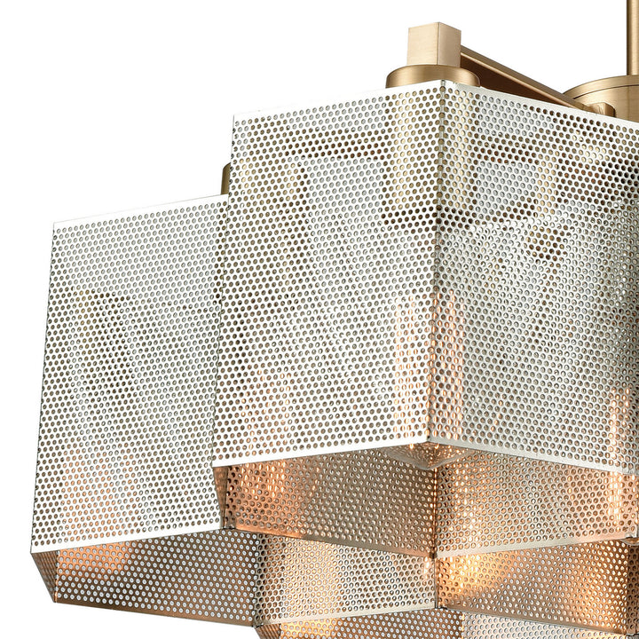 Elk Compartir 21113/7 Pendant Light - Polished Nickel