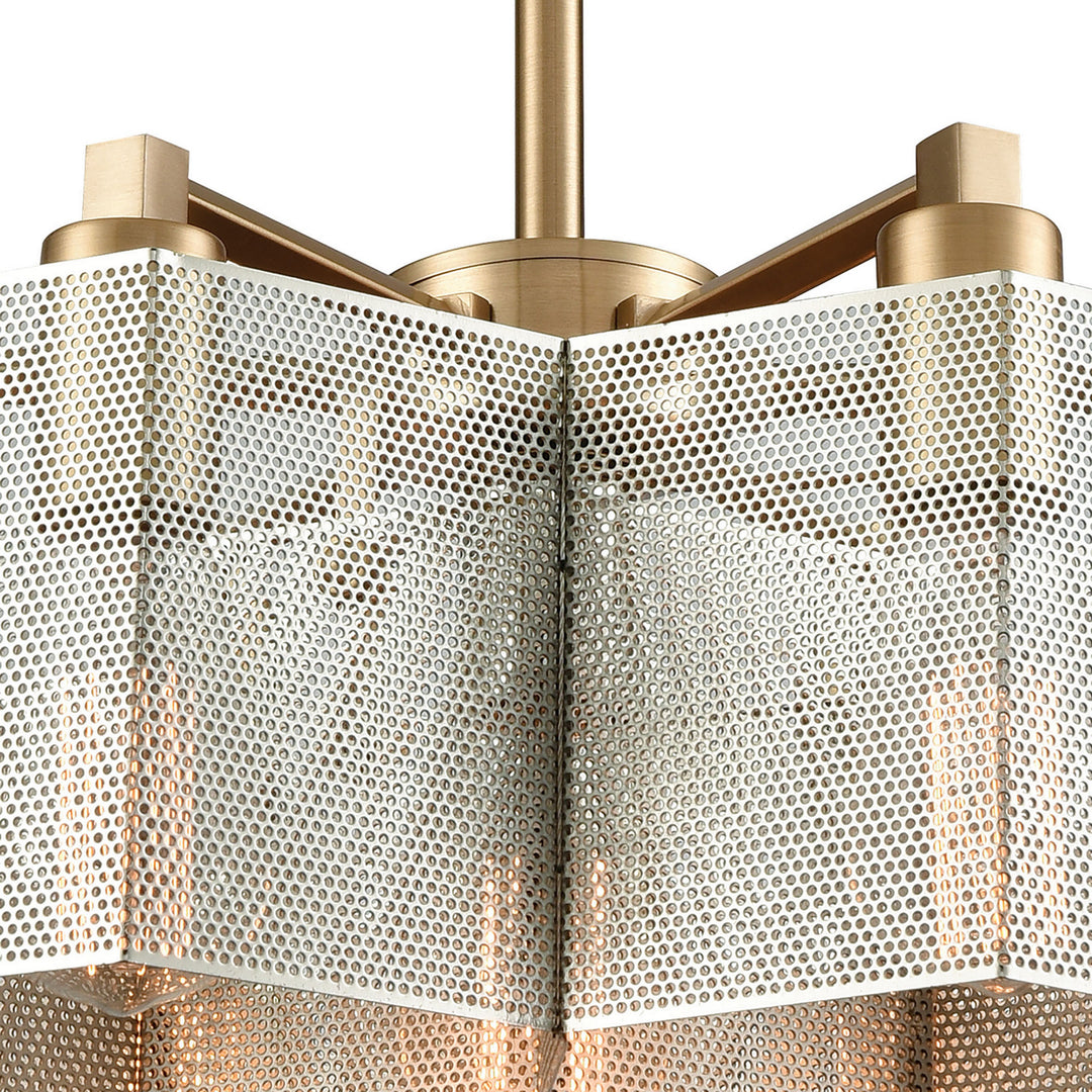 Elk Compartir 21113/7 Pendant Light - Polished Nickel