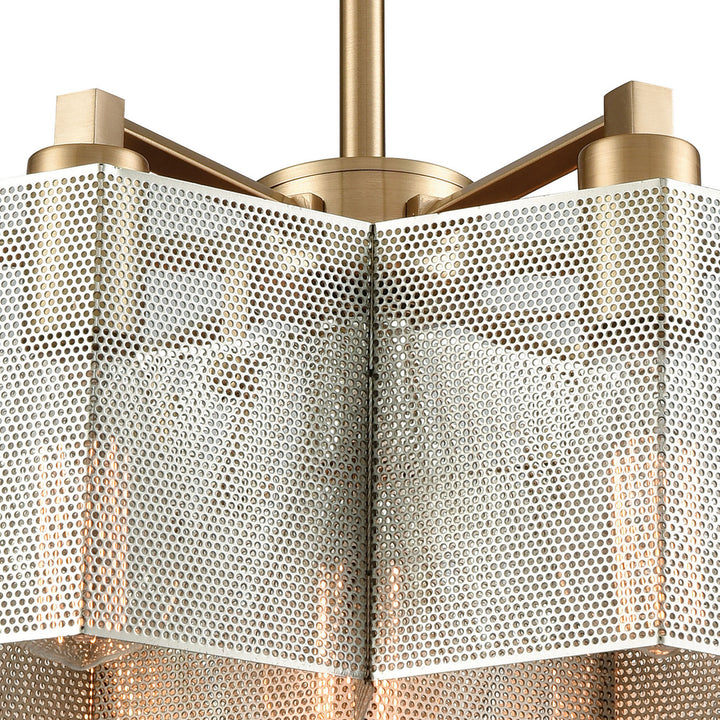 Elk Compartir 21113/7 Pendant Light - Polished Nickel