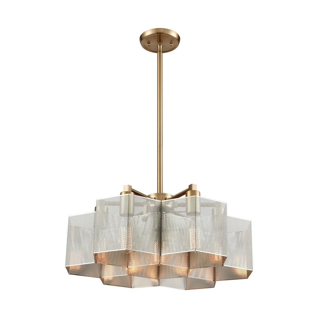 Elk Compartir 21113/7 Pendant Light - Polished Nickel