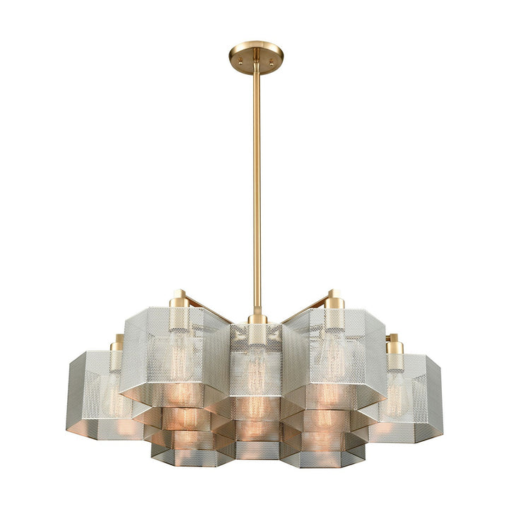 Elk Compartir 21115/13 Chandelier Light - Polished Nickel