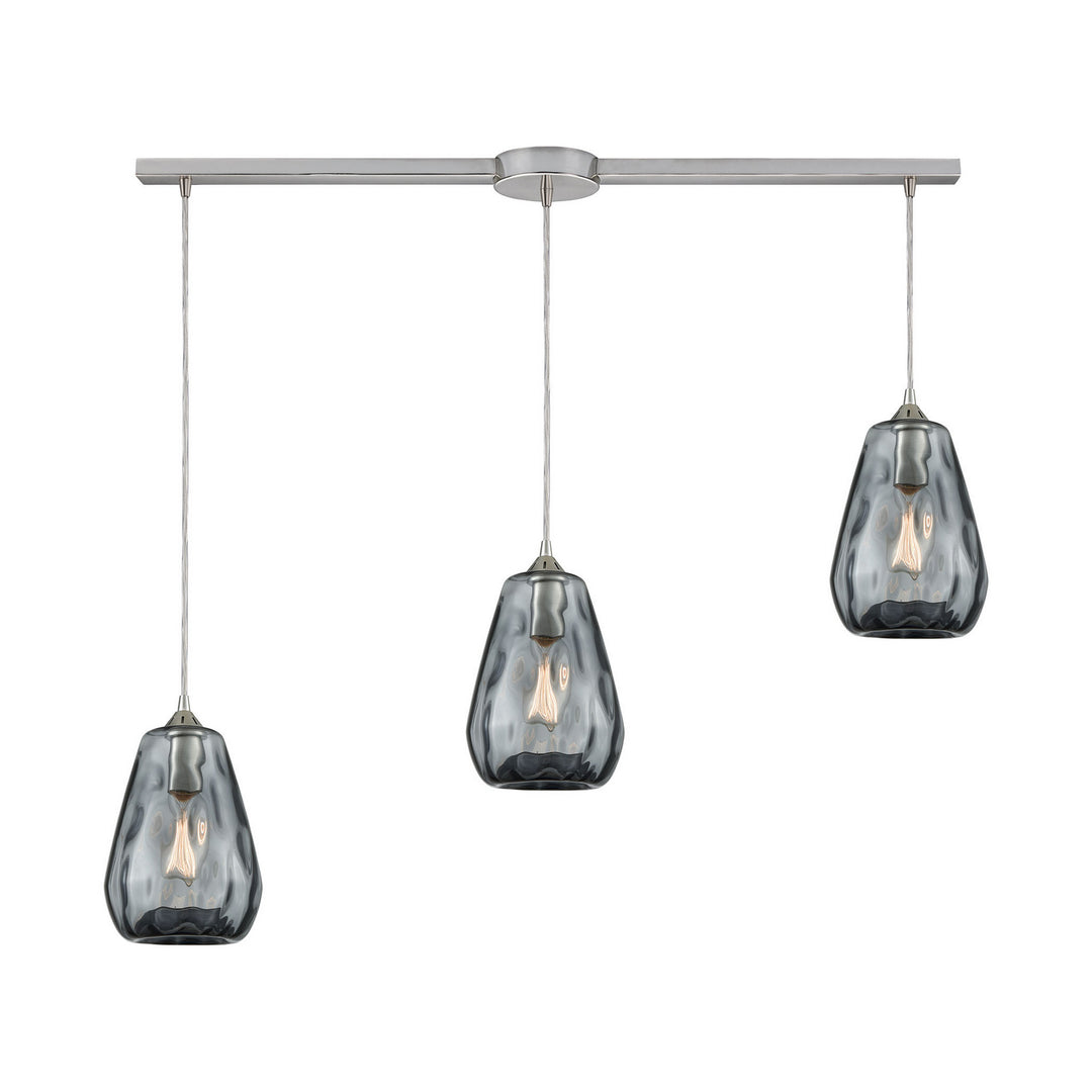 Elk Tulare 25101/3L Pendant Light - Satin Nickel