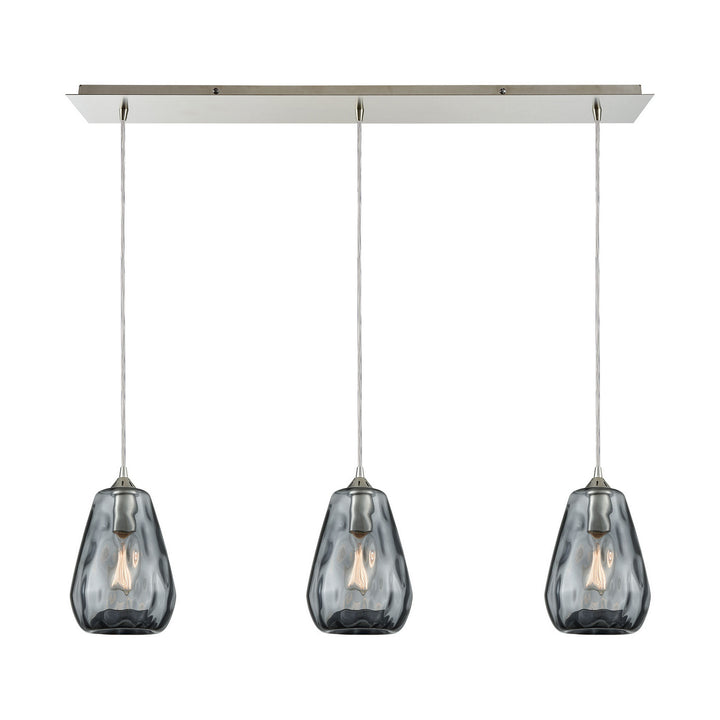 Elk Tulare 25101/3LP Pendant Light - Satin Nickel