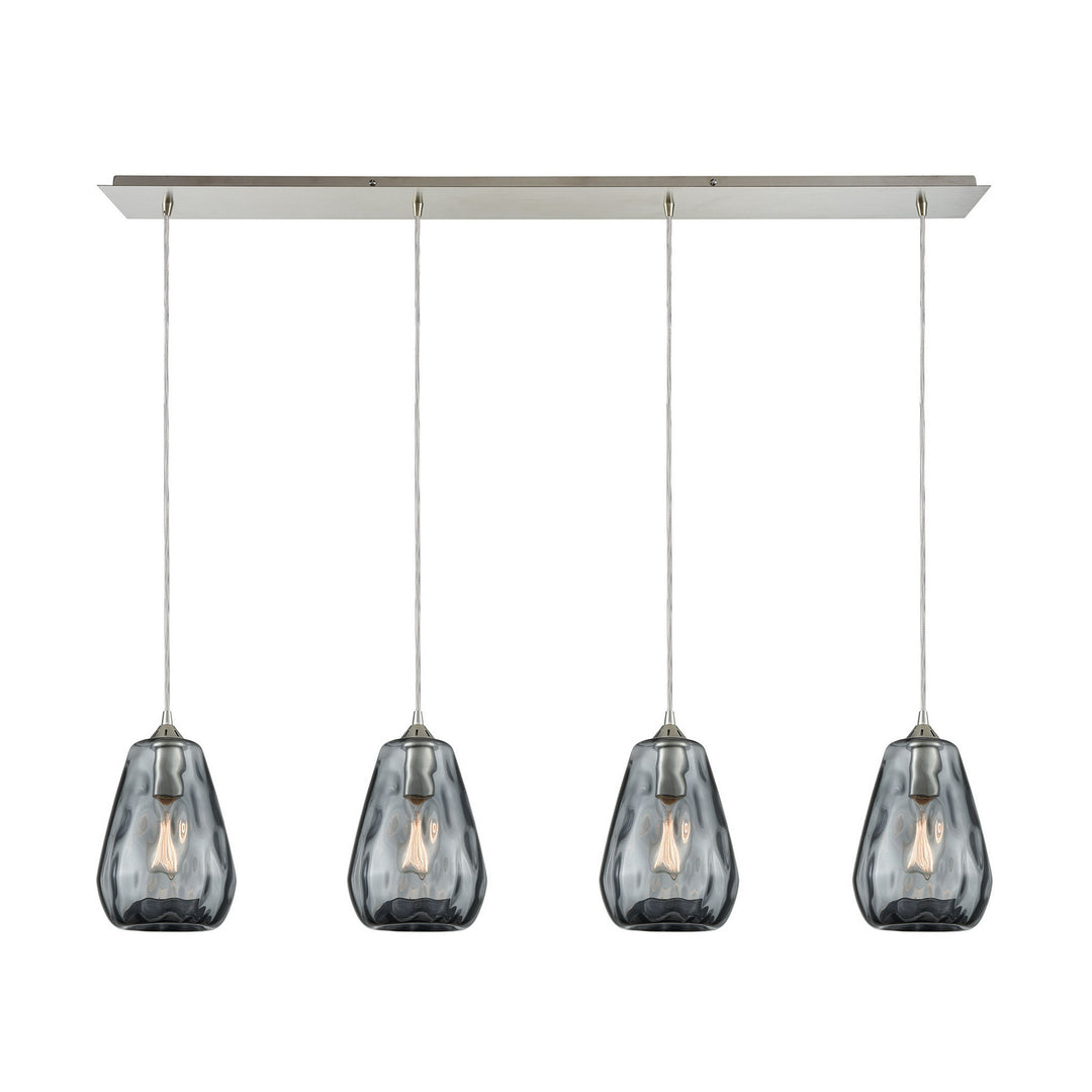 Elk Tulare 25101/4LP Pendant Light - Satin Nickel