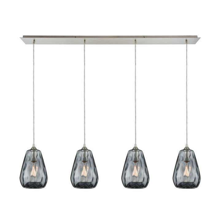 Elk Tulare 25101/4LP Pendant Light - Satin Nickel