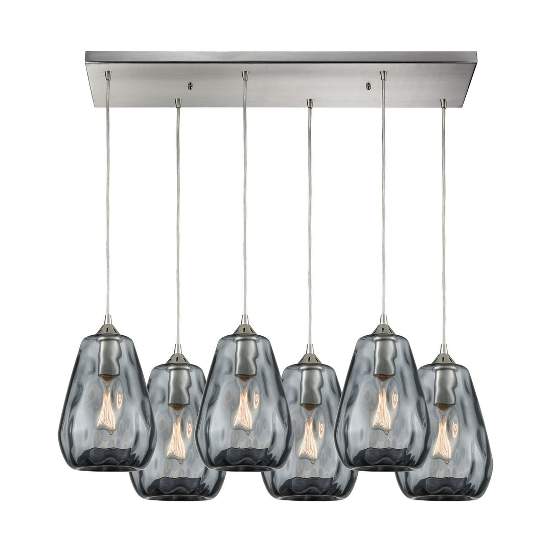Elk Tulare 25101/6RC Pendant Light - Satin Nickel