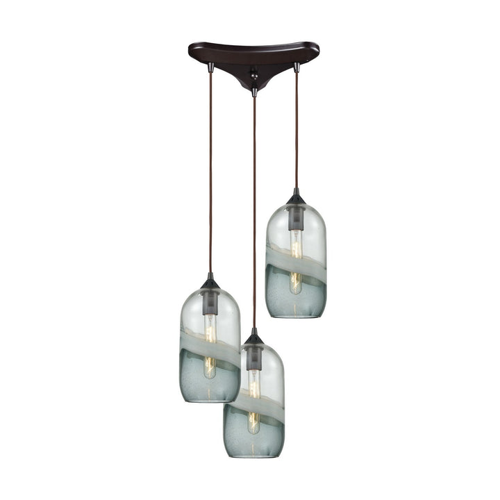 Elk Sutter Creek 25102/3 Pendant Light - Oil Rubbed Bronze