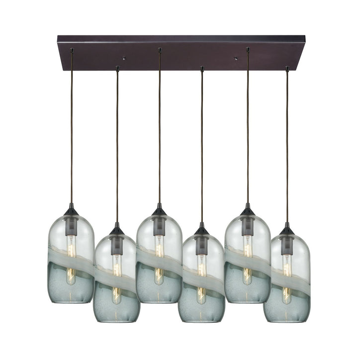 Elk Sutter Creek 25102/6RC Pendant Light - Oil Rubbed Bronze