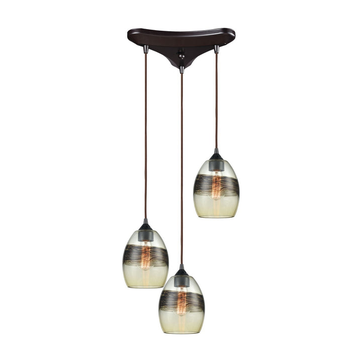 Elk Whisp 25122/3 Pendant Light - Oil Rubbed Bronze