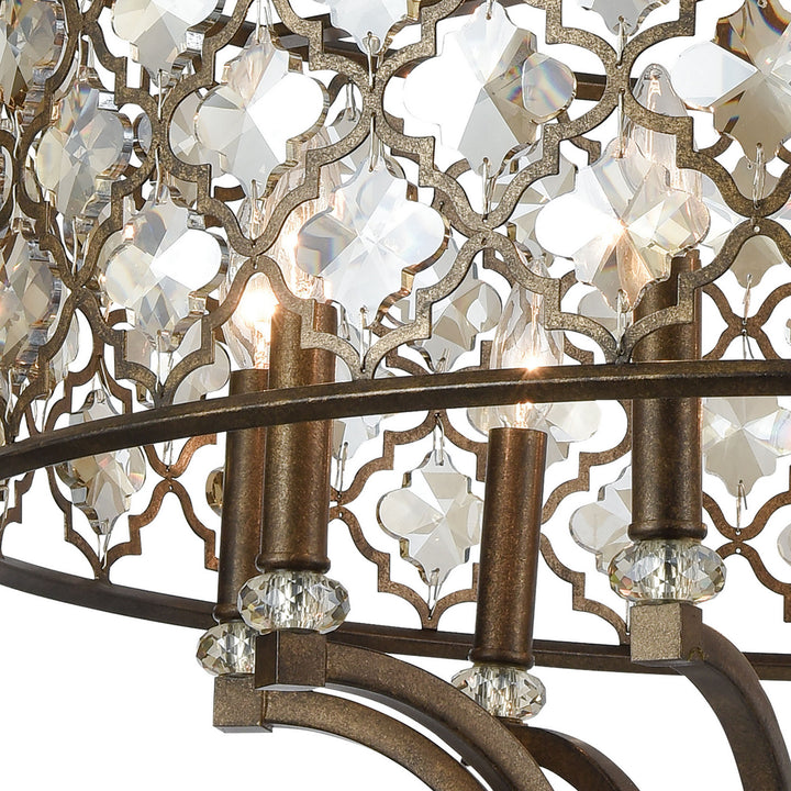 Elk Armand 31089/9 Chandelier Light - Weathered Bronze