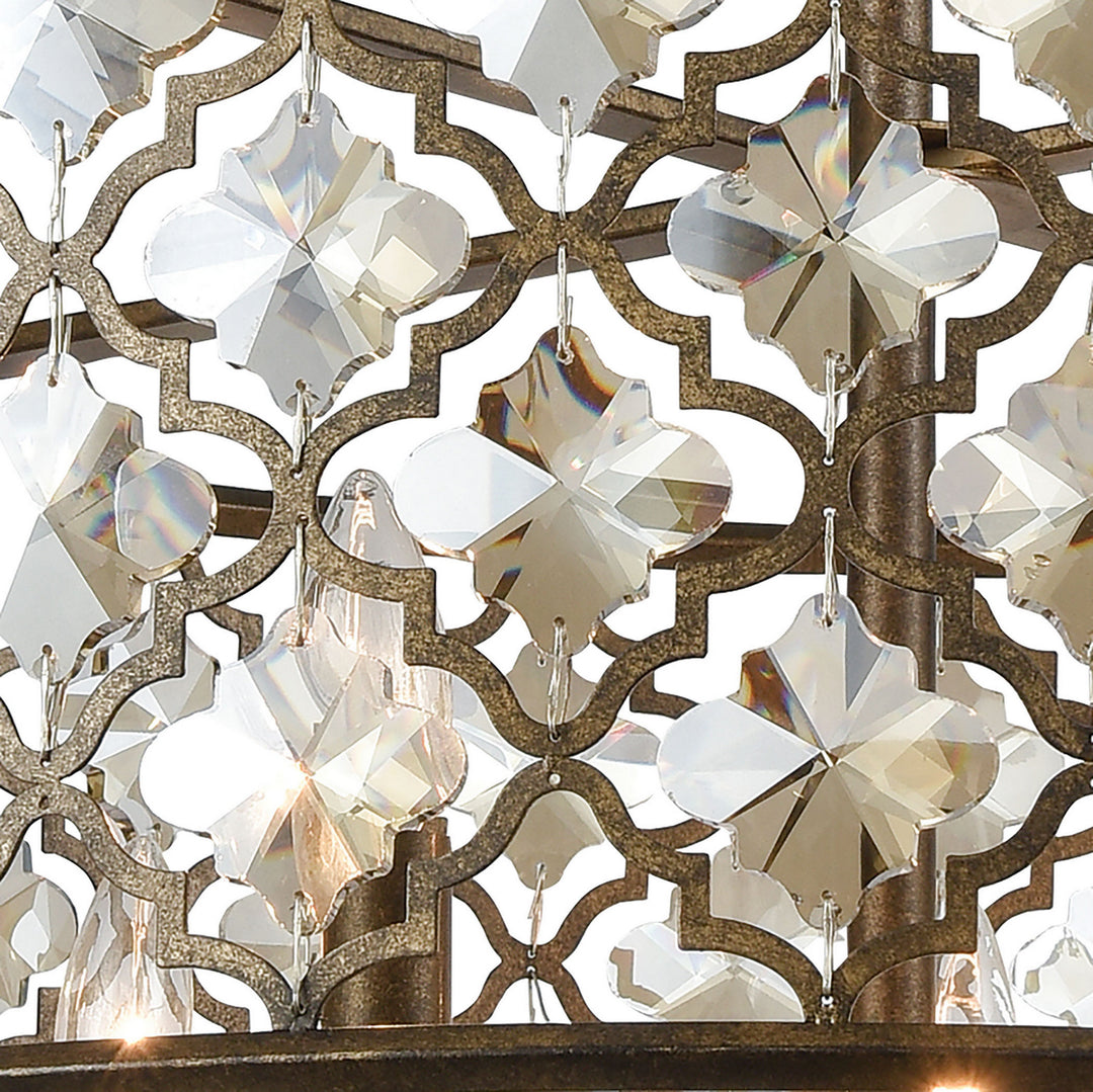 Elk Armand 31089/9 Chandelier Light - Weathered Bronze