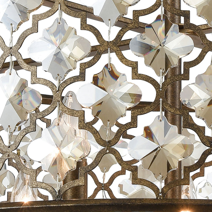 Elk Armand 31089/9 Chandelier Light - Weathered Bronze