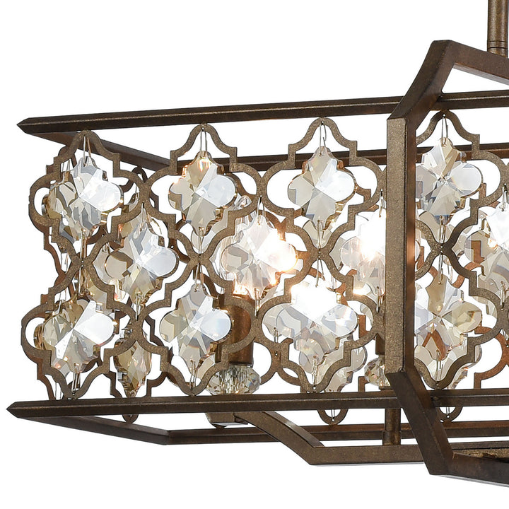 Elk Armand 31099/8 Pendant Light - Weathered Bronze
