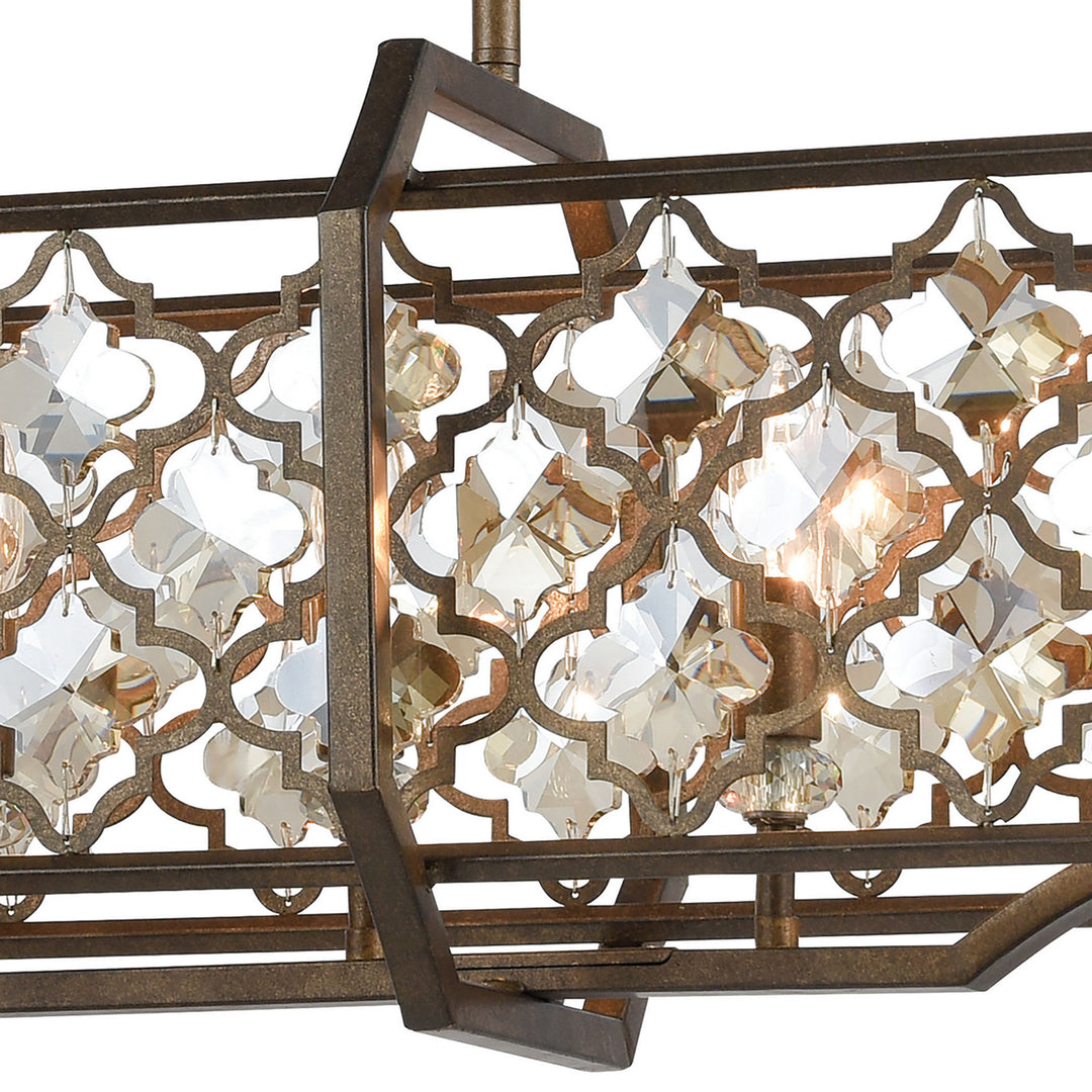 Elk Armand 31099/8 Pendant Light - Weathered Bronze