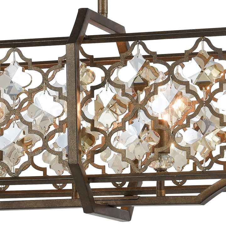 Elk Armand 31099/8 Pendant Light - Weathered Bronze