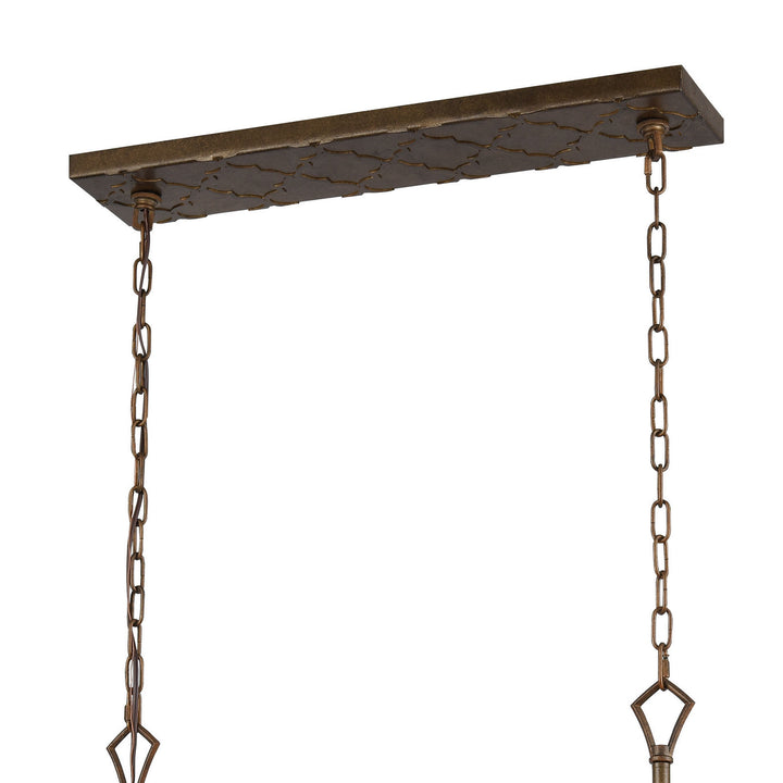 Elk Armand 31099/8 Pendant Light - Weathered Bronze