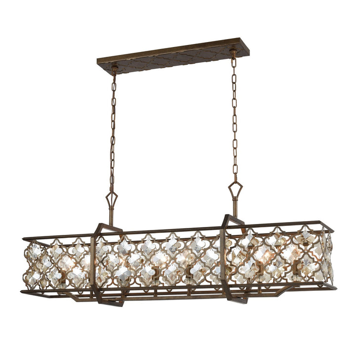 Elk Armand 31099/8 Pendant Light - Weathered Bronze
