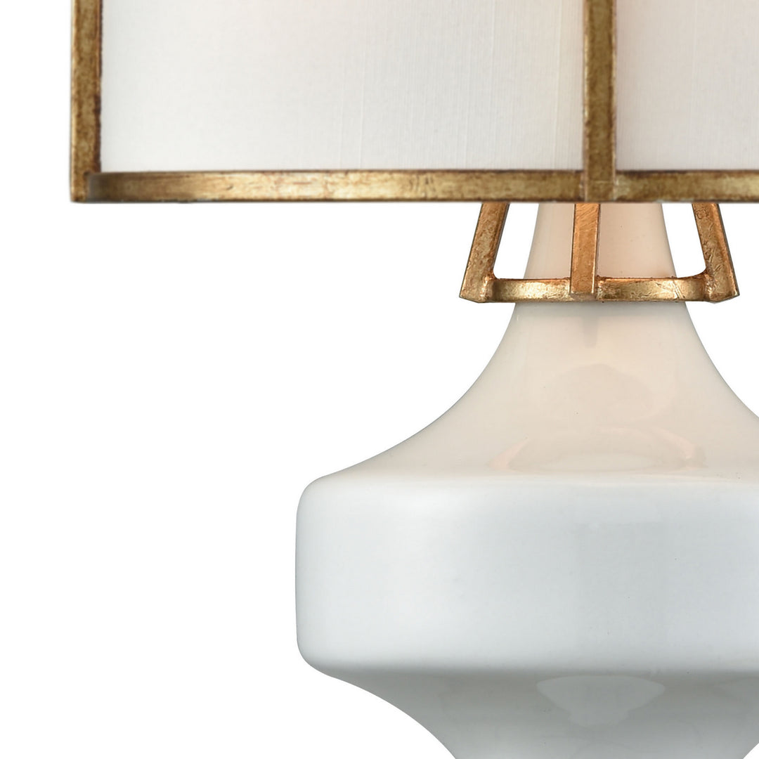 Elk Ceramique 33050/1 Wall Sconce Light - Antique Gold Leaf