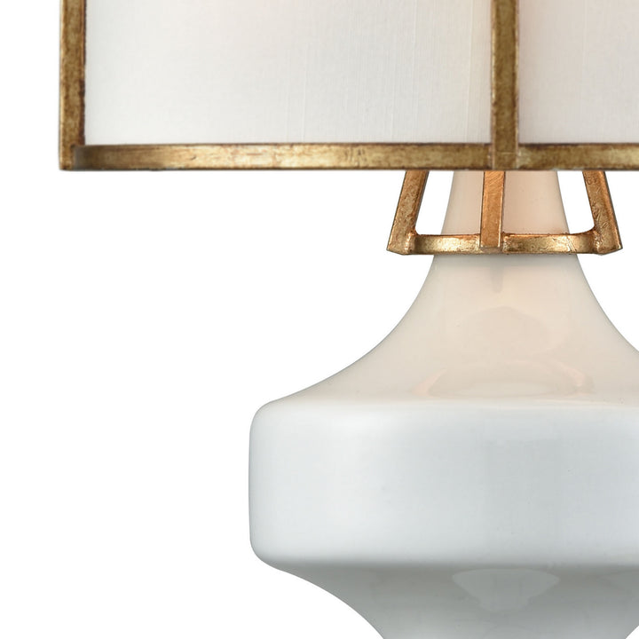 Elk Ceramique 33050/1 Wall Sconce Light - Antique Gold Leaf