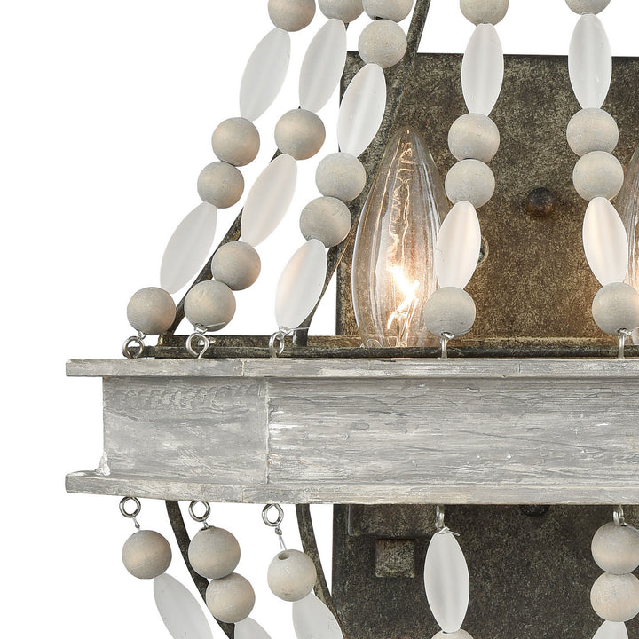 Elk Summerton 33190/2 Wall Sconce Light - Washed Gray