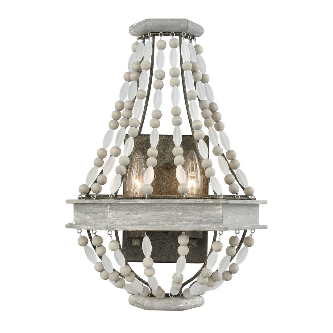 Elk Summerton 33190/2 Wall Sconce Light - Washed Gray