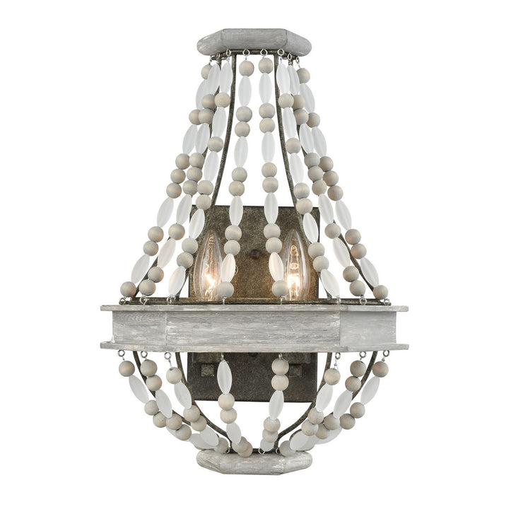 Elk Summerton 33190/2 Wall Sconce Light - Washed Gray